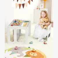 Детска маса и стола 3 в 1 Ginger Home Монтесори, дървена бяло и сиво-Jw99B.jpeg