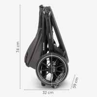 Комбинирана бебешка количка 3в1 Kikka Boo Modena, Dark grey-K1psc.jpeg