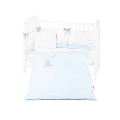 Бебешки спален комплект с бродерия Kikka Boo 6 части, Dream Big Blue