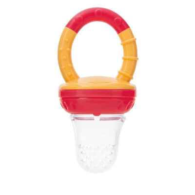 Мрежа за плодове Canpol с дръжка силикон, червена