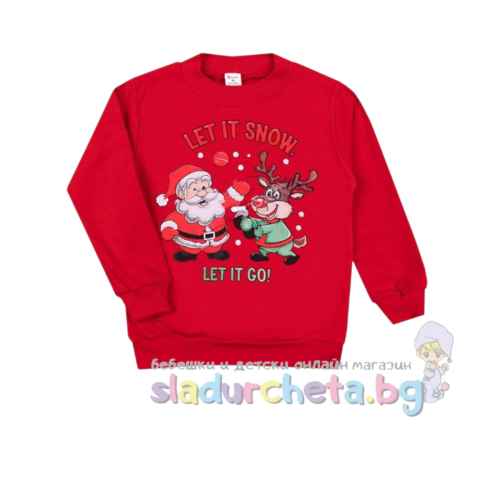 Детска блуза Светли, червена