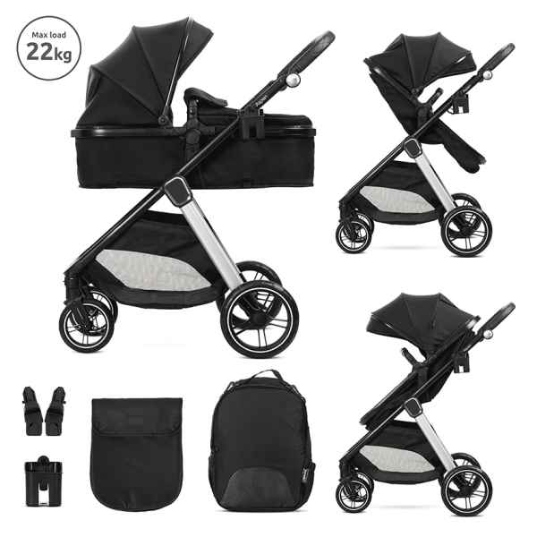 Комбинирана бебешка количка 2в1 Lorelli Aspen, Black-Kc2PE.jpeg