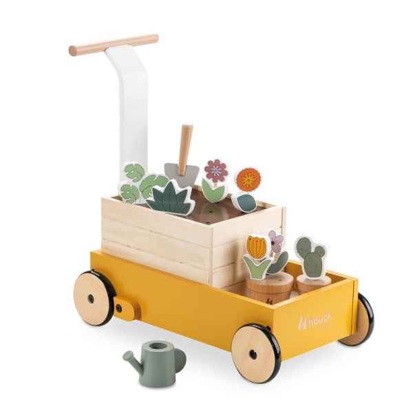 Проходилка и играчка за бутане Hauck Learn to Walk Plants, Дървена-KcXnX.jpeg