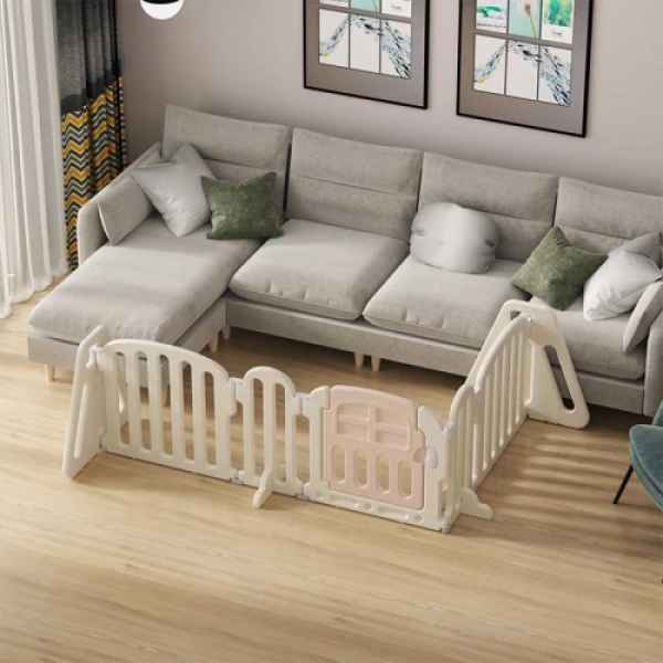 Предпазна преграда за игра за бебета и деца за ъглови пространства Feelkids-Kf7Ba.jpeg