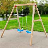 Детска дървена люлка Ginger Home, двойна 225x200x201 см-KgGSj.jpeg