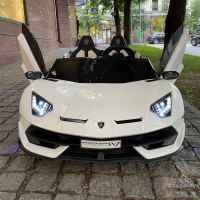 Акумулаторна двуместна кола JJ Lamborghini Aventador SVJ 24V, с дрифт функция, бял металик-KrpPQ.jpeg