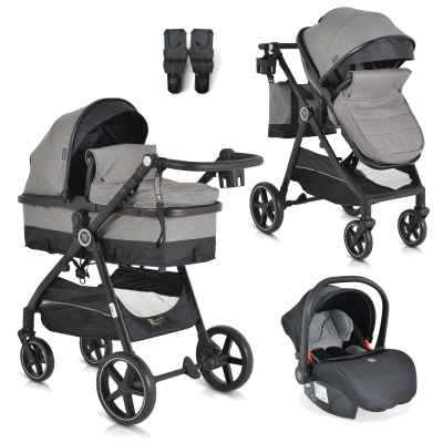 Комбинирана бебешка количка 4в1 Moni Tokyo, сив
