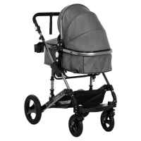 Комбинирана бебешка количка 3-в-1 ZIZITO Fontana II, сива-LCRZ4.jpg