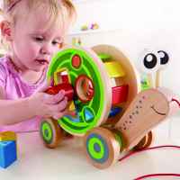 Дървена играчка за бутане Hape, Охлюв-LIQPf.jpeg