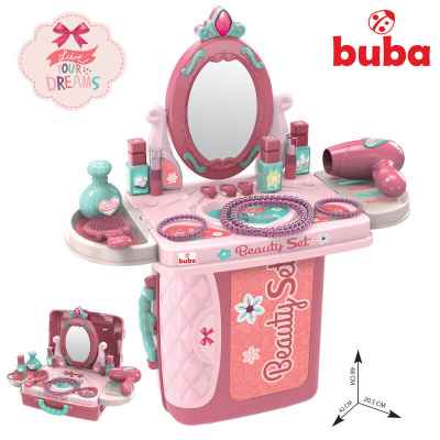 Тоалетка за деца Buba Beauty, Розова