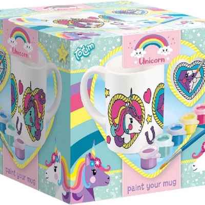 Творчески комплект Totum, Оцвети сам чаша, Еднорог