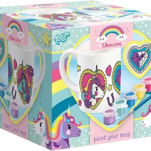 Творчески комплект Totum, Оцвети сам чаша, Еднорог