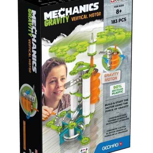 Магнитен конструктор Geomag, Mechanics, Вертикален двигател, 183 части