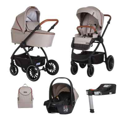 Комбинирана бебешка количка 4в1 Chipolino Престиж, Тирамису