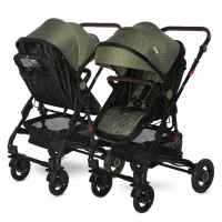 Комбинирана бебешка количка Lorelli Alba Premium, Loden Green + Адаптори-Loi0m.jpeg