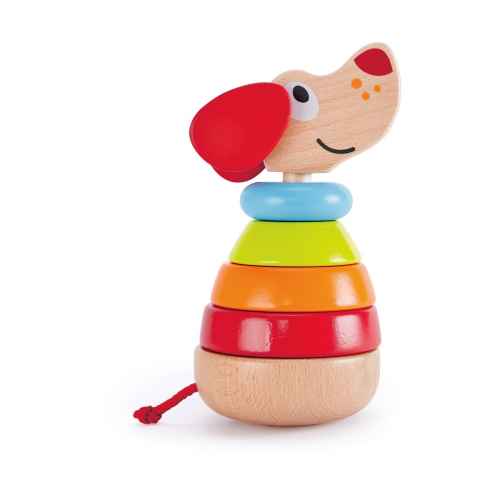 Музикално кученце Hape, с цветни рингове