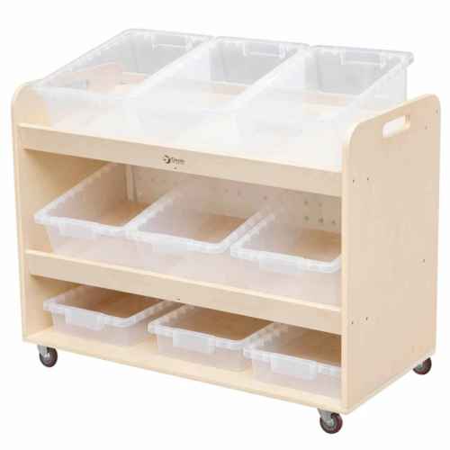 Подвижен скрин за съхранение на играчки Classic World Educational