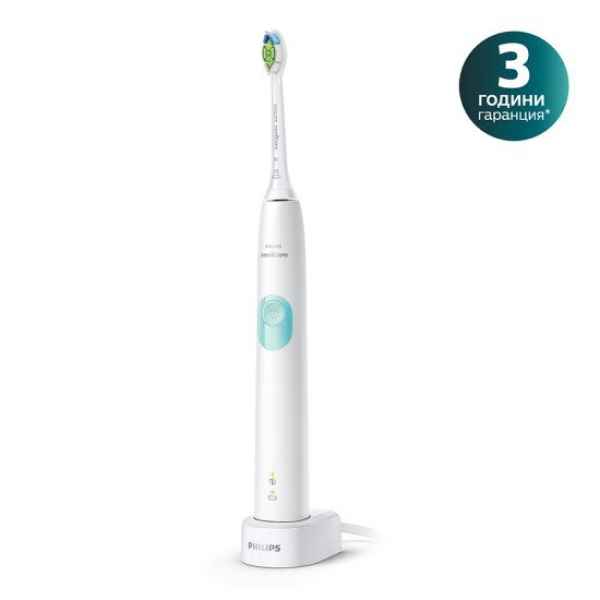 Електрическа звукочестотна четка за зъби Philips Sonicare ProtectiveClean Series 4300, бяла-LuiqX.jpeg