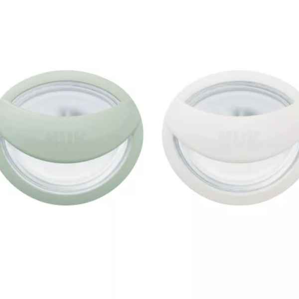 Силиконова залъгалка NUK Mommy Feel, 0-9м + кутийка, зелена/бяла, 2бр.-Lzam7.jpeg