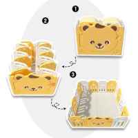 Сгъваема бебешка ограда Feelkids, Мече в жълто-M0e5g.jpeg