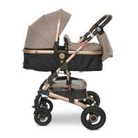 Комбинирана бебешка количка Lorelli Alba Premium, Pearl Beige + Адаптори-M49cI.jpeg