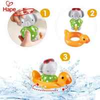 Играчка за баня Hape, Въртящо се слонче с пояс, променящ цвета си-M6iaL.jpeg