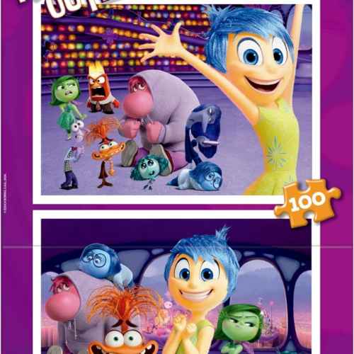 Пъзел Educa, Отвътре навън 2, 2 в 1, 2х48 части