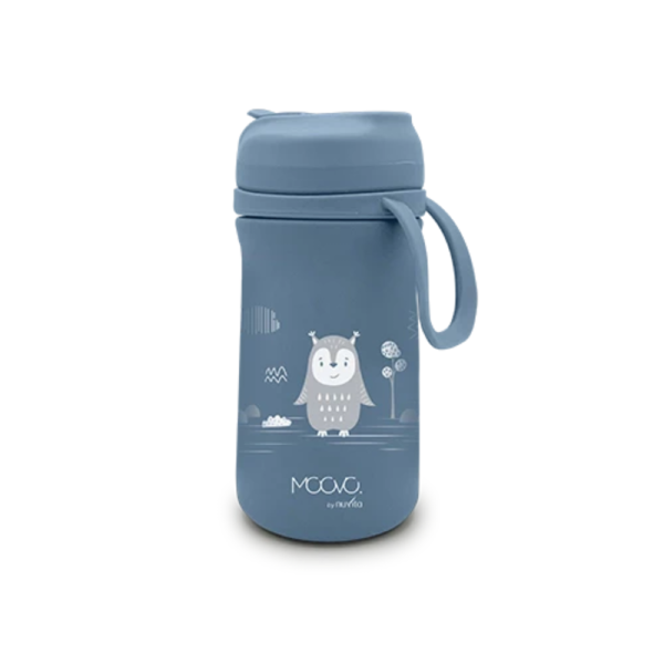 Термос със сламка Nuvita 350 ml, Powder Blue-MMxoq.png