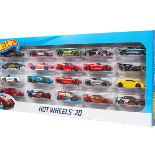 Комплект метални колички Hot Wheels, 20 бр.