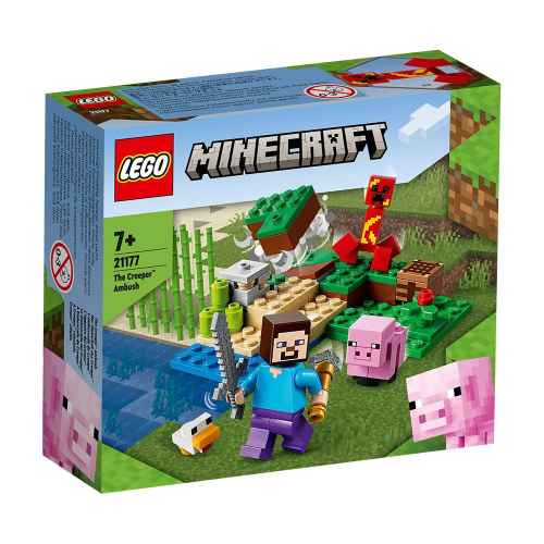 Конструктор LEGO Minecraft, Засада на Creeper™