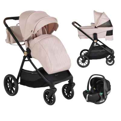 Комбинирана бебешка количка 3в1 Cangaroo Celebrity, Cloud-pink