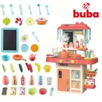 Детска кухня Buba Home Kitchen, 42 части, розова-MamcQ.jpeg