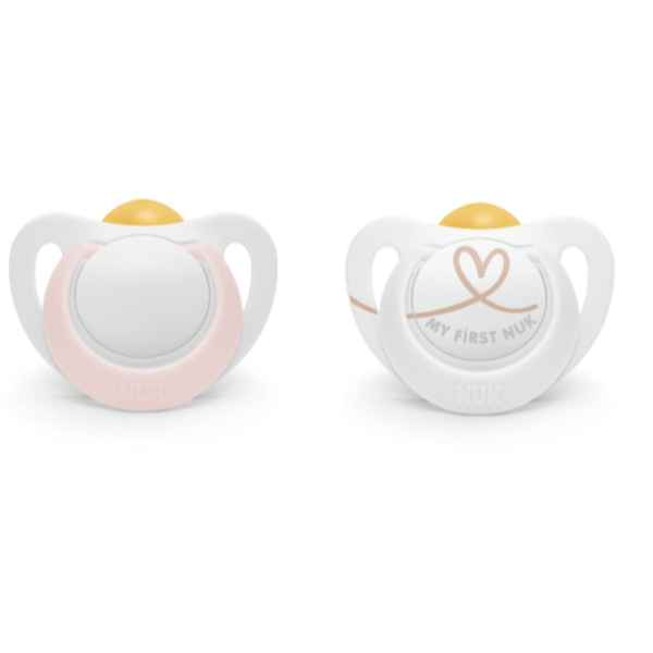 Каучукова залъгалка NUK Star, 0-6м, момиче, 2бр-Meo3F.jpeg