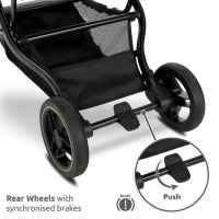 Лятна бебешка количка Lorelli Makaya с ротация 360, Black-MkQfv.jpeg