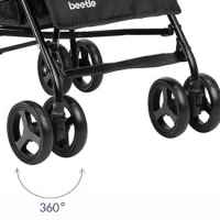 Лятна бебешка количка Kikka Boo Beetle, Black 2023-Mrv1p.jpg