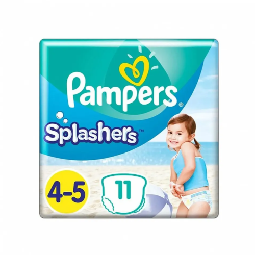 Бански гащички за еднократна употреба Pampers Splashers, 9-15 кг 11 броя