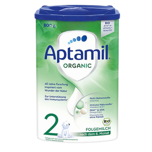 Мляко за кърмачета Aptamil Organic 1, 6м+ 800 гр.