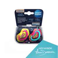 Силиконови залъгалки Canpol Neon Love 18м+, розово, 2бр.-NBLYV.jpeg