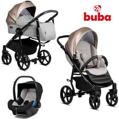 Бебешка количка 3в1 Buba Karina, 252 Warm grey