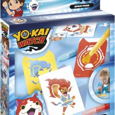 Творчески комплект Totum, Yo-Kai Watch, Декорирай сам със спрей писалки