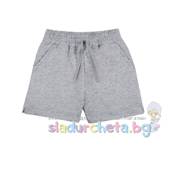 Детски къс панталон Sunny Kids, сив меланж-NRZvN.png