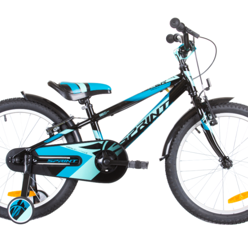 Детски велосипед Sprint Casper 20, черно със синьо