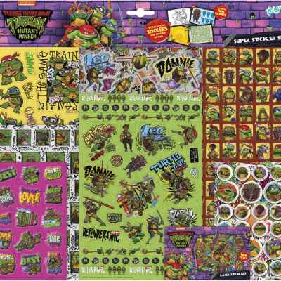 Комплект супер стикери Totum, Костенурките нинджа, 10 части