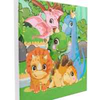 Творчески комплект Craft Buddy, Рисуване по номера, Семейство динозаври-NdW0v.jpeg