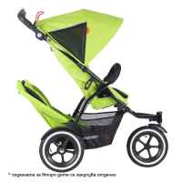Бебешка количка Phil & Teds Sport V5 за едно или породени деца, Светлозелено-Ng5pz.jpg