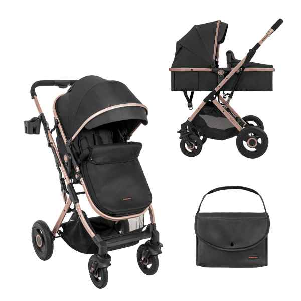 Комбинирана бебешка количка 2в1 Kikka Boo Scarlett, Black-Nln8m.jpeg