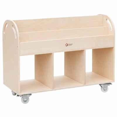 Подвижен скрин за съхранение на детски книжки Classic World Educational