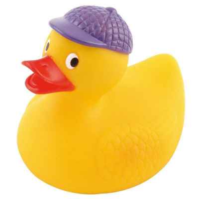 Играчка за баня със свирка Canpol Crazy Ducks 0м+ - лилава шапка