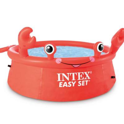 Детски надуваем басейн Intex Easy Set, червен