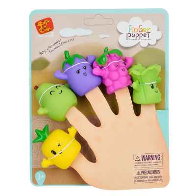 Детски играчки за пръсти Zizito с плодове и зеленчуци